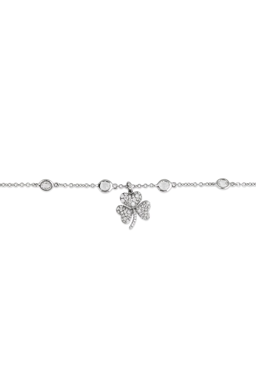 KESSARIS - Diamond Clover Bracelet