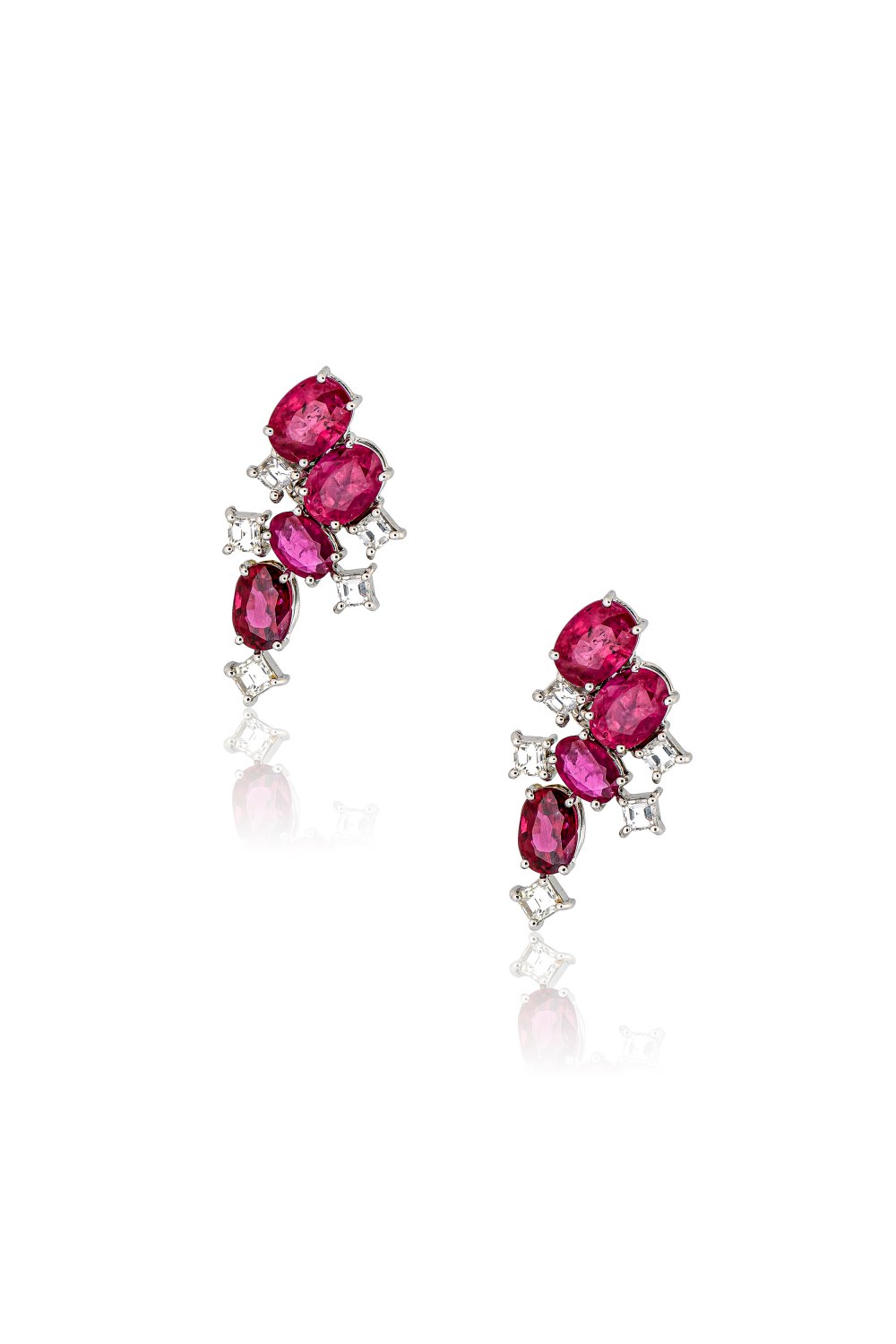 ANASTASIA KESSARIS - Ruby Diamond Earrings