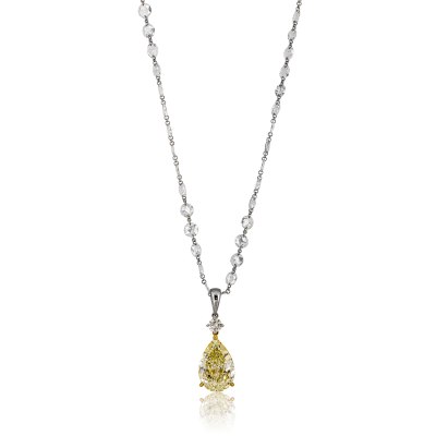 KESSARIS - Yellow Diamond Necklace