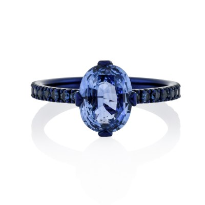 Kessaris-Gold Sapphire Ring 