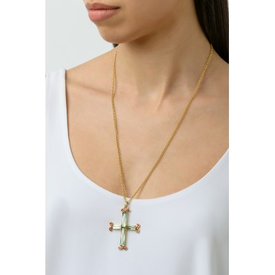 KESSARIS - Vivid Cross Necklace